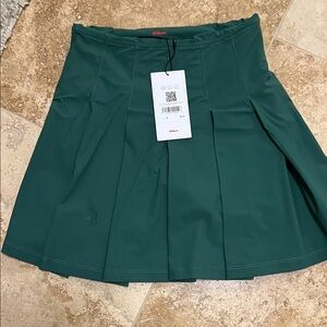 Wilton Teal Skater Skirt With Shorts Builtin